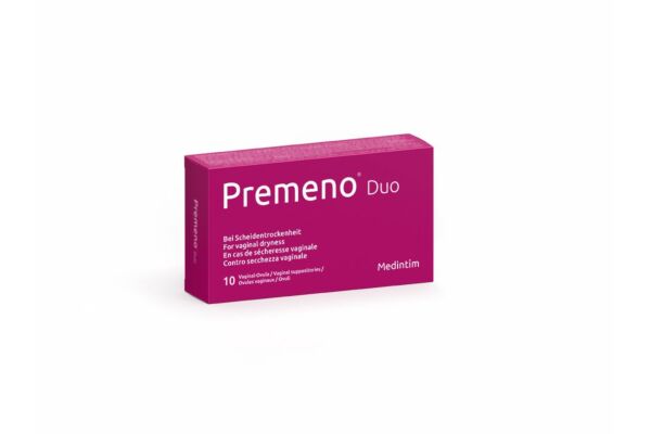 Premeno Duo Vag Supp 5mg 10 pezzi