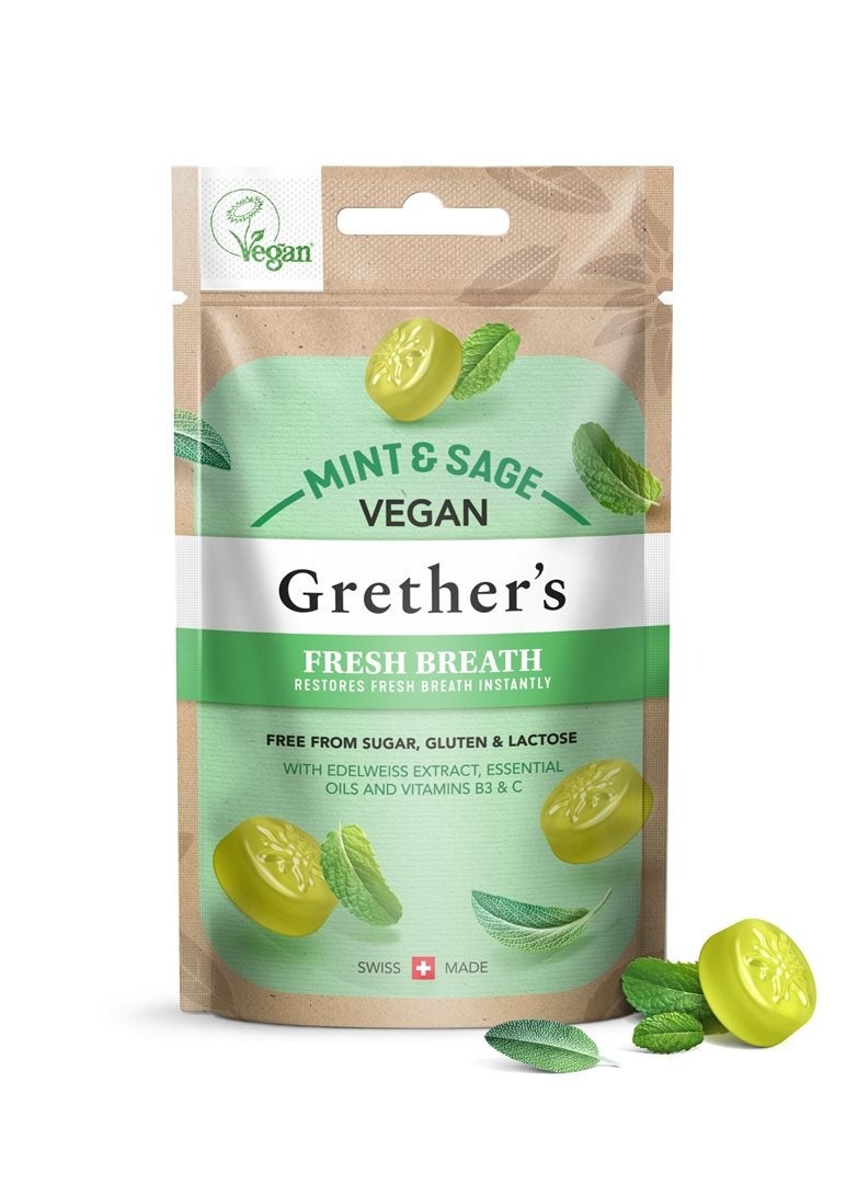 Grethers Alito Fresco Menta Salvia Pastiglie vegan Btl 45g