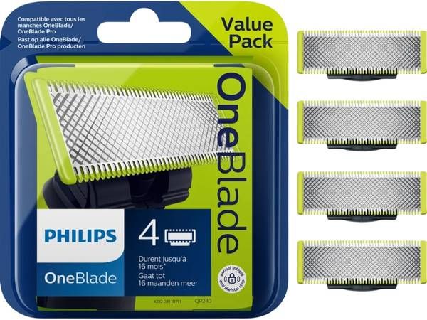 Philips OneBlade lama di ricambio 4 pezzi