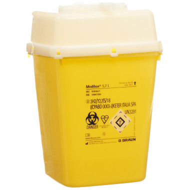 Raccoglitore di cannule Medibox 5,7l