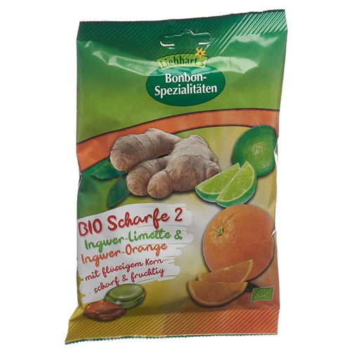 Liebharts Bonbons The Hot Two Organic Btl 100g