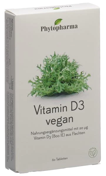 Phytopharma Vitamina D3 Compresse vegane 60 pezzi