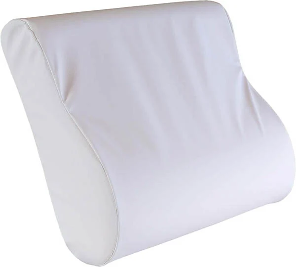 ELSA cuscino da viaggio per il collo 33x9cm in cotone bianco