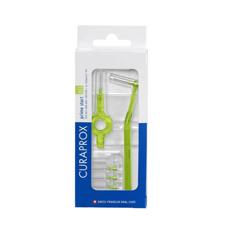 Curaprox CPS 11 prime start 5 spazzolini interdentali +UHS 409&470