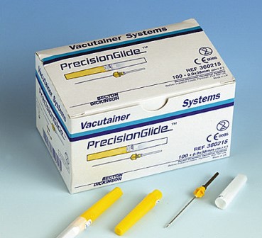 Cannula VACUTAINER 20G 0,9x38mm giallo 100 pezzi