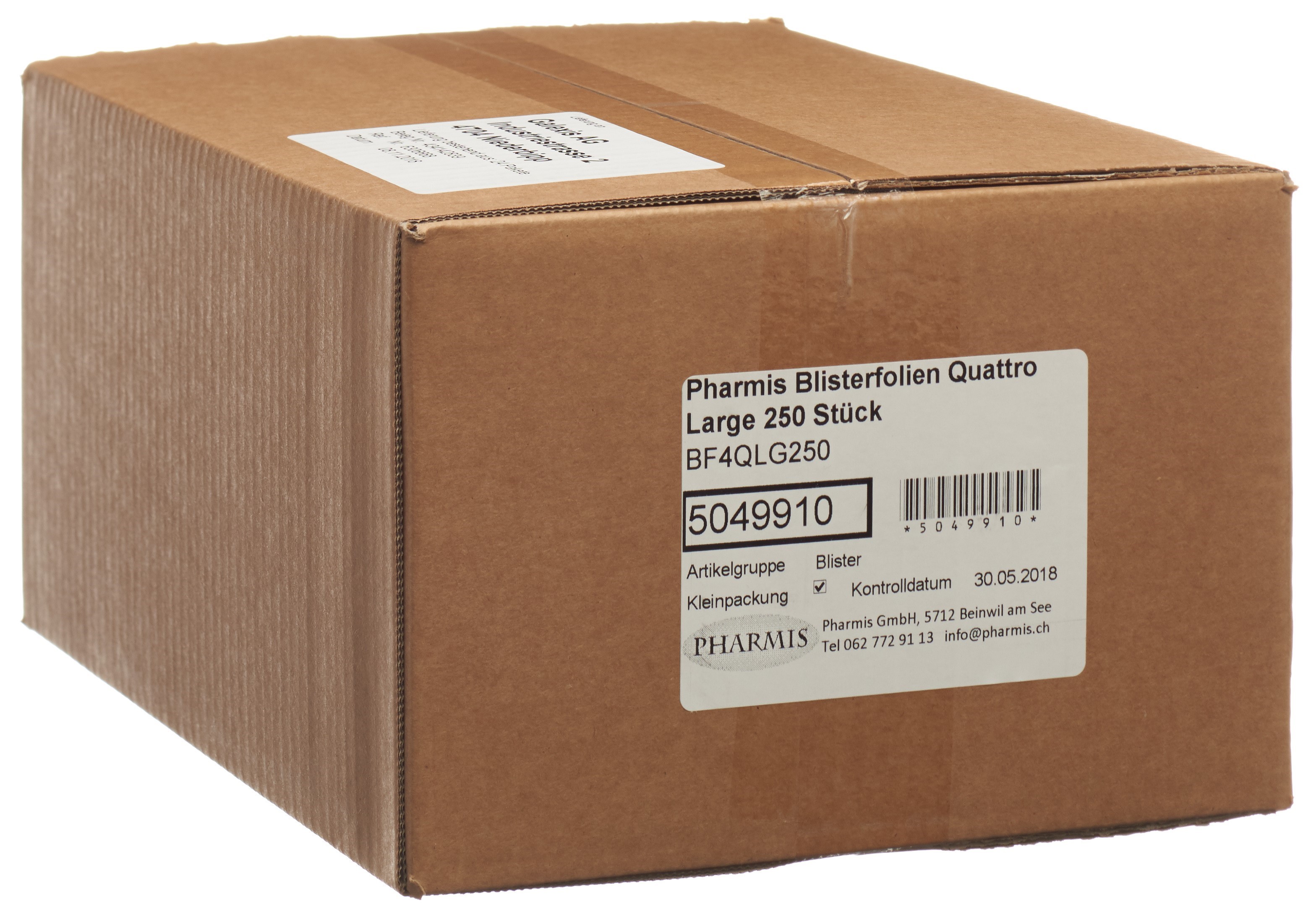 Pharmis fogli in blister Quattro Large 250 pezzi
