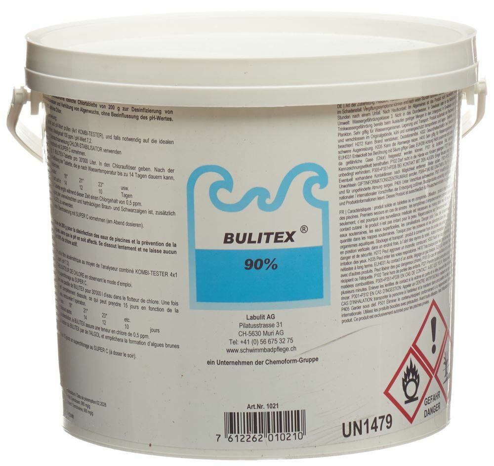Compresse di cloro BULITEX 3 kg