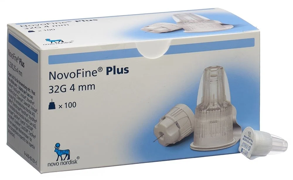 Aghi ipodermici NOVOFINE Plus 4mm 32G 100 pz
