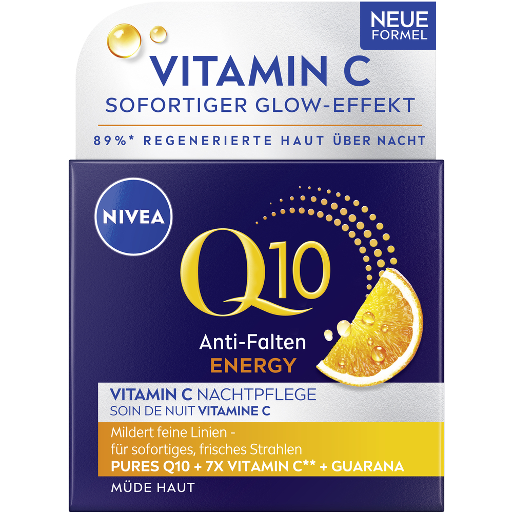 Nivea Q10 Energy Anti-Falt Nachtcreme 50ml