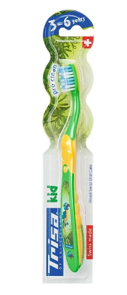 Spazzolino da denti per bambini Trisa Kid 3-6 anni
