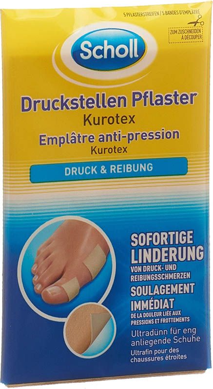 Scholl KUROTEX cerotti per piaghe da decubito 75x100mm 5 pezzi