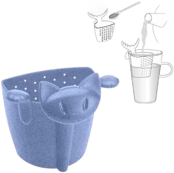 ERBORISTERIA Colino da tè Koziol Miaou blu