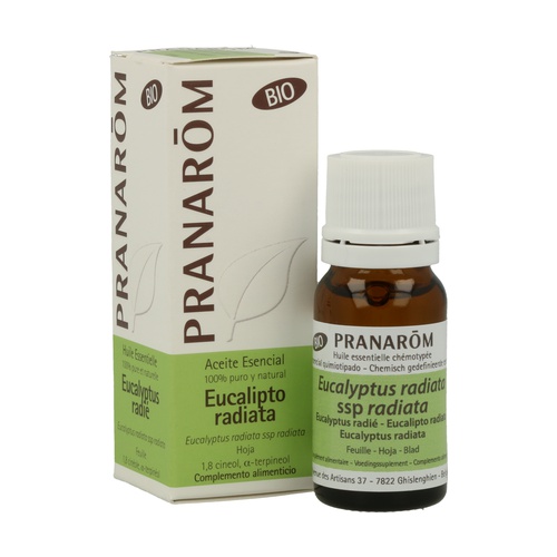 PRANAROM Eucalipto radiata etere/olio organico 10ml