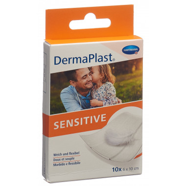 Dermaplast Sensitive medicazione rapida 6x10cm bianco 10 pezzi