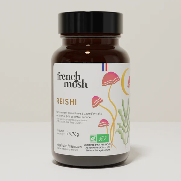 Capsule di Mush Reishi francese 56 Capsule