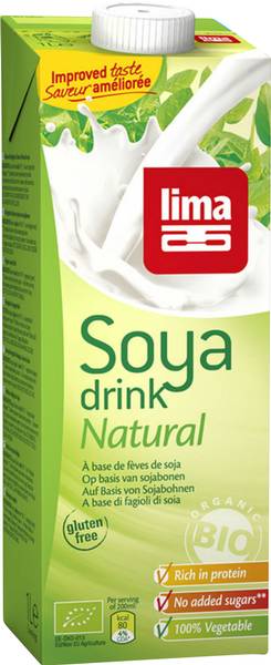 Bevanda alla soia Lima in confezione Tetra da 1 l
