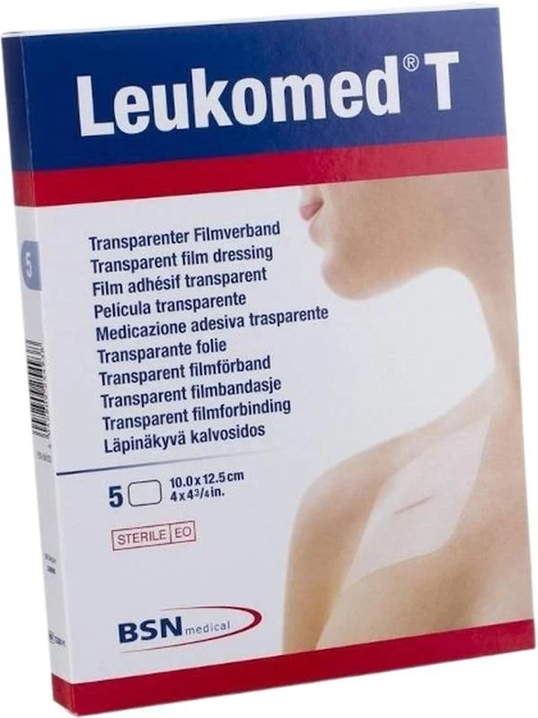 Medicazione in film Leukomed T trans 10x12,5 cm 5 pezzi