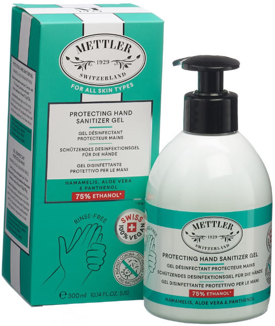Mettler 1929 Gel disinfettante protettivo per le mani Disp 300ml