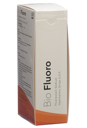 BIOFLUORO Strisce oftalmiche alla fluoresceina 100 pezzi
