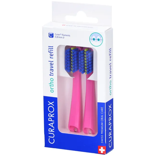 CURAPROX CS 5460 Set da viaggio Ortho refill rosa