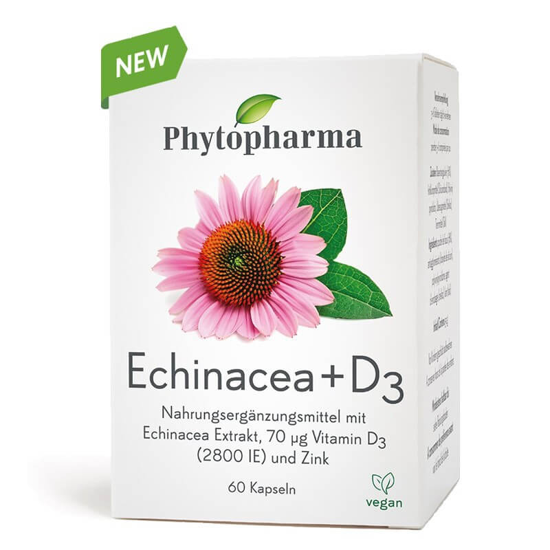 Phytopharma Echinacea + Vitamina D3 Capsule 60 Capsule