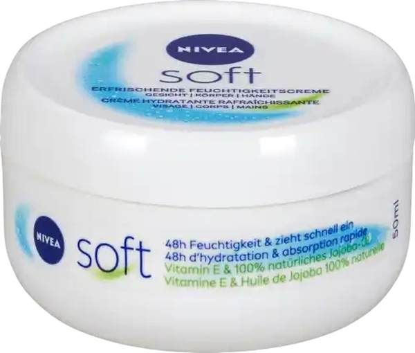 NIVEA SOFT crema idratante (nuovo) vaso 50ml