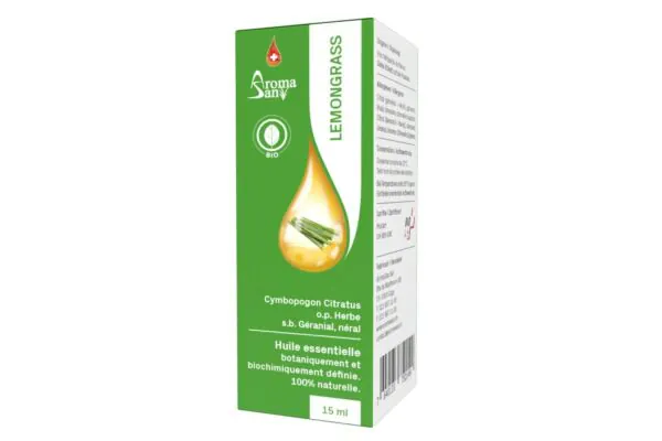 Aromasan citronella etere/olio in confezione bio 15ml