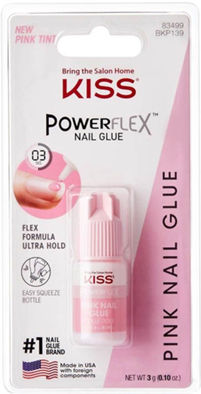 KISS PowerFlex Colla per unghie rosa (n)