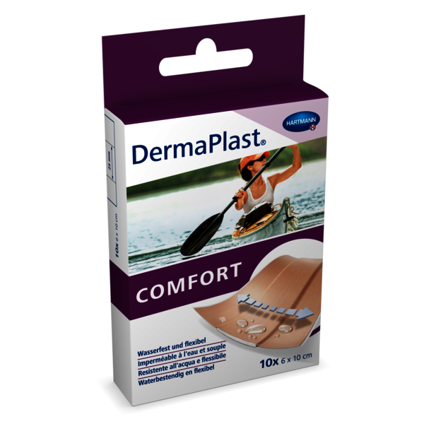 DermaPlast®  COMFORT zuschneidbar 6cmx10cm 10 Stück