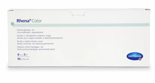 RHENA Benda elastica colorata 6cmx5m giallo aperta 10 pezzi