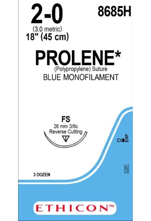 PROLENE 45cm blu 2-0 FS 36 pezzi