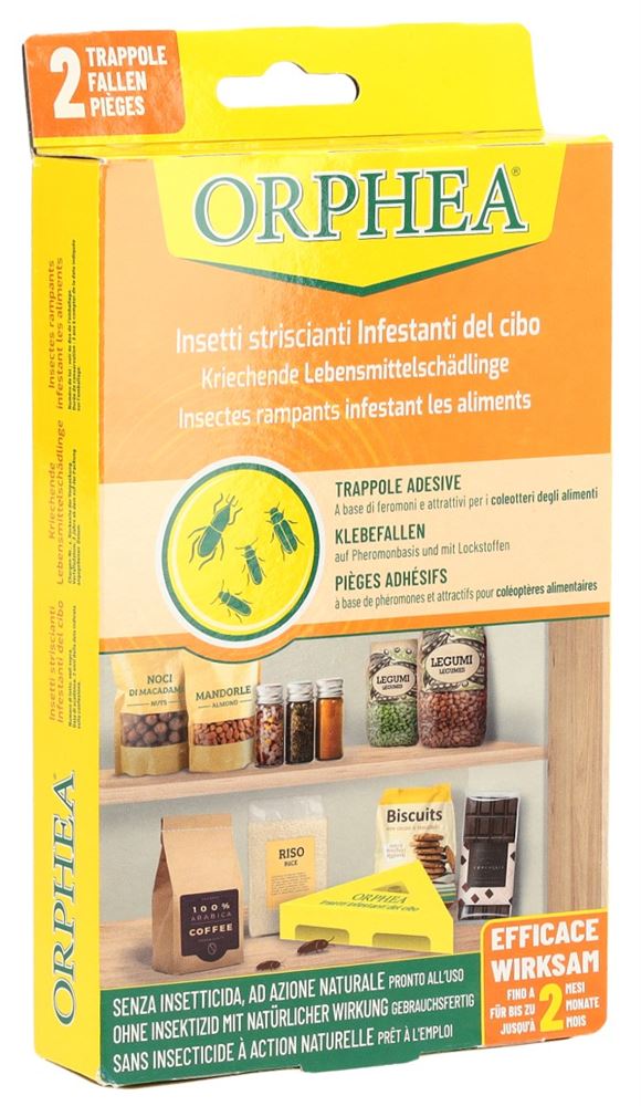 Orphea trappola per parassiti alimentari striscia 2 pezzi