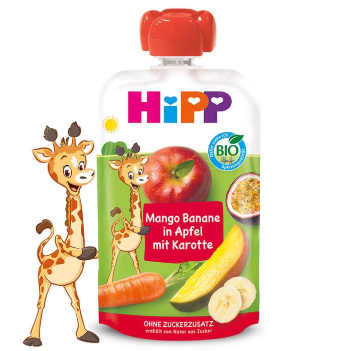 Hipp Mango-Banana in mela con carota 100g