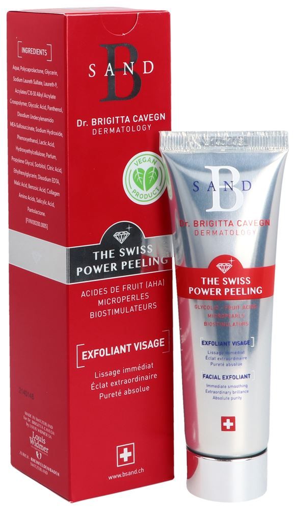 B SAND Il peeling svizzero di potenza Tubo 50ml