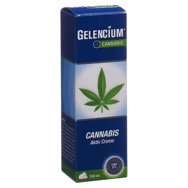 GELENCIUM Crema attiva alla cannabis Dispenser 100ml