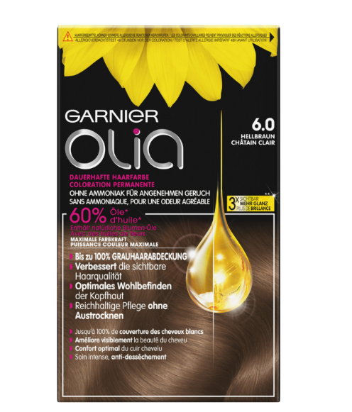 OLIA colore dei capelli 6.0 castano chiaro
