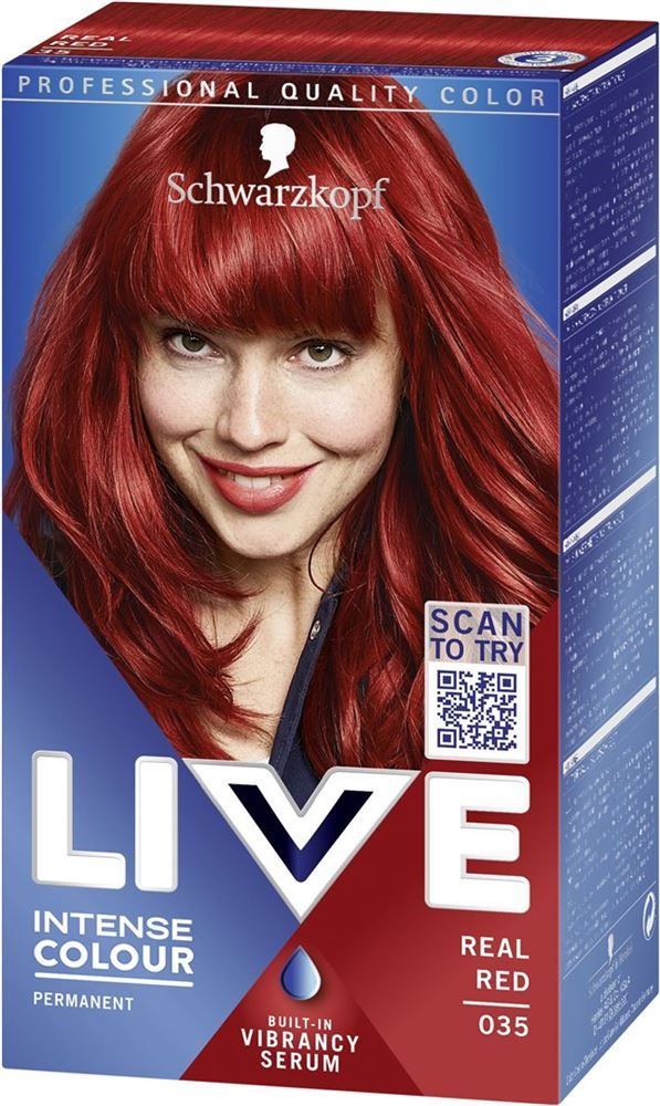 Gel colorato intenso LIVE 035 Real Red
