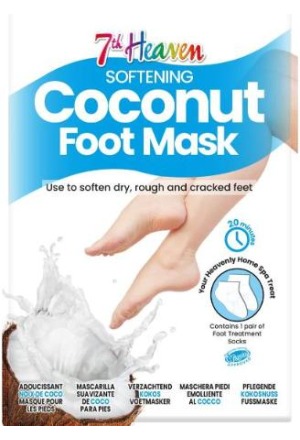 7TH HEAVEN Maschera per i piedi al cocco 1 paio