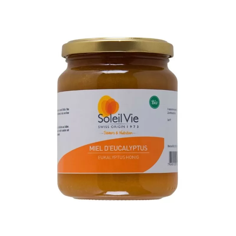 SOLEIL VIE Miele di eucalipto biologico 500g