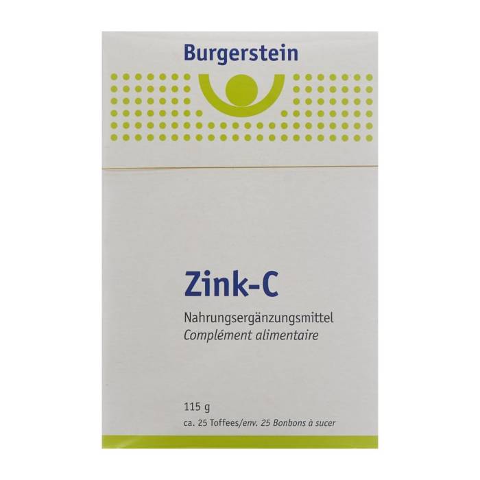 BURGERSTEIN Zinco-C - Caramelle 115g