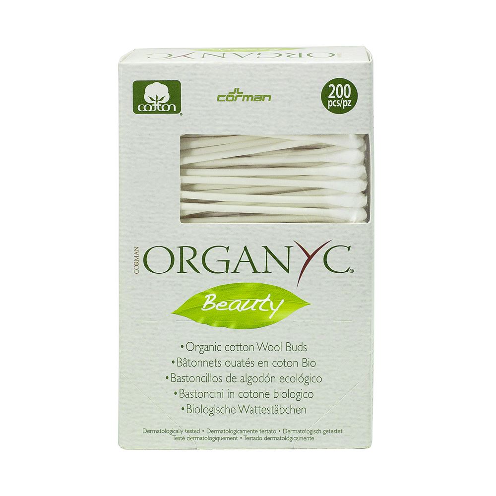 Boccioli di cotone Organyc 200 pezzi