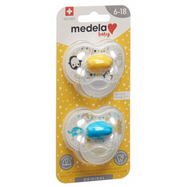 Medela Baby Nuggi Original 18+ Blu 2 pezzi