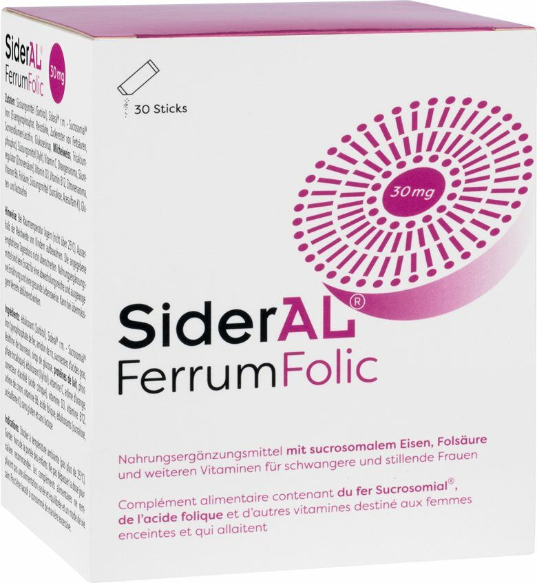 SiderAL® Ferrum Folic Powder 30 x 1,6 g