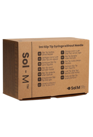 Siringa Sol-M o ago 1ml SlipTip 100 pezzi