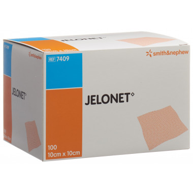 Jelonet garza di paraffina 10cmx10cm sterile 100 pezzi