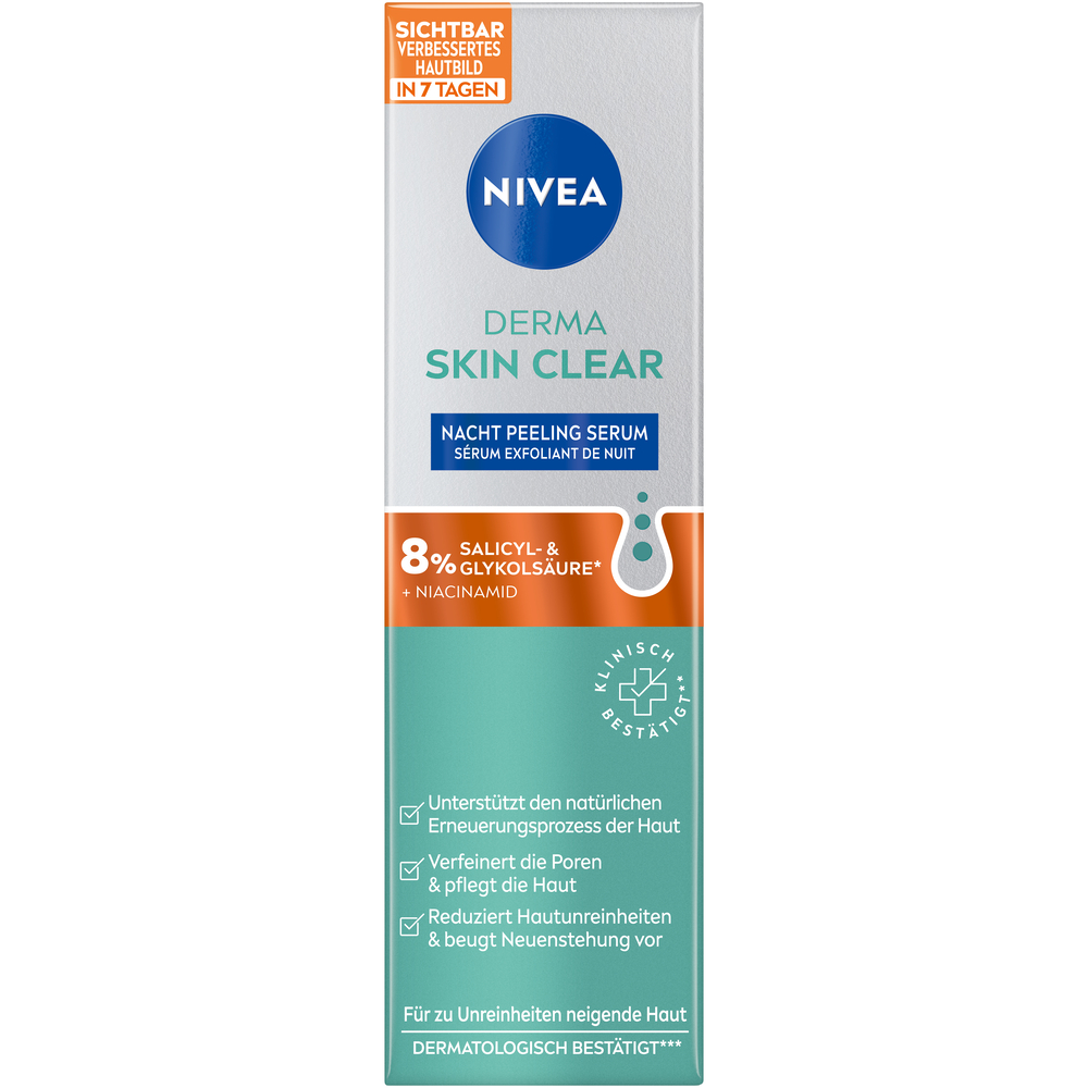 Nivea Derma Skin Clear Night Peel Ser (nuovo) 40ml