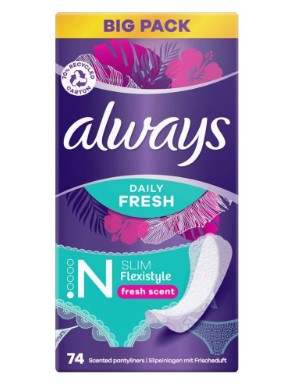 ALWAYS salvaslip Flexi Slim Fresh BigPack 74 pezzi