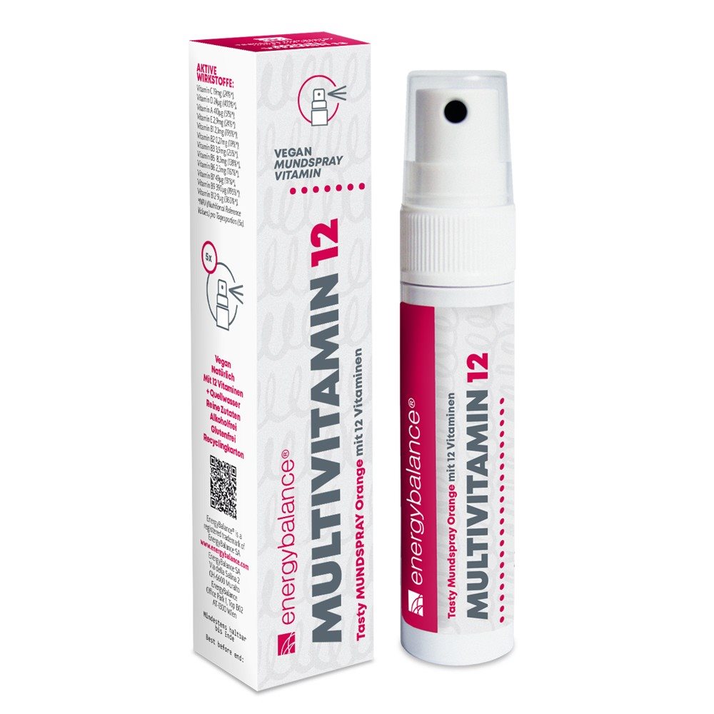 ENERGYBALANCE Multivitaminico 12 Spray per bocca Arancione 25ml