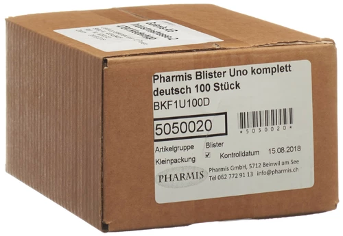 Pharmis Blister Uno completo 100 pezzi