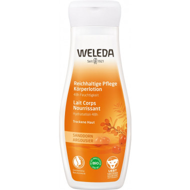 WELEDA Körperlotion Sanddorn reichhaltige Pflege 200ml